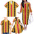 Eritrea Traditional Saho Family Matching Off The Shoulder Long Sleeve Dress and Hawaiian Shirt Mix Tilet Pattern