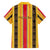 Eritrea Traditional Saho Family Matching Off The Shoulder Long Sleeve Dress and Hawaiian Shirt Mix Tilet Pattern