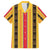 Eritrea Traditional Saho Family Matching Off Shoulder Maxi Dress and Hawaiian Shirt Mix Tilet Pattern