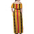 Eritrea Traditional Saho Family Matching Off Shoulder Maxi Dress and Hawaiian Shirt Mix Tilet Pattern
