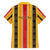 Eritrea Traditional Saho Family Matching Short Sleeve Bodycon Dress and Hawaiian Shirt Mix Tilet Pattern