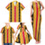 Eritrea Traditional Saho Family Matching Tank Maxi Dress and Hawaiian Shirt Mix Tilet Pattern