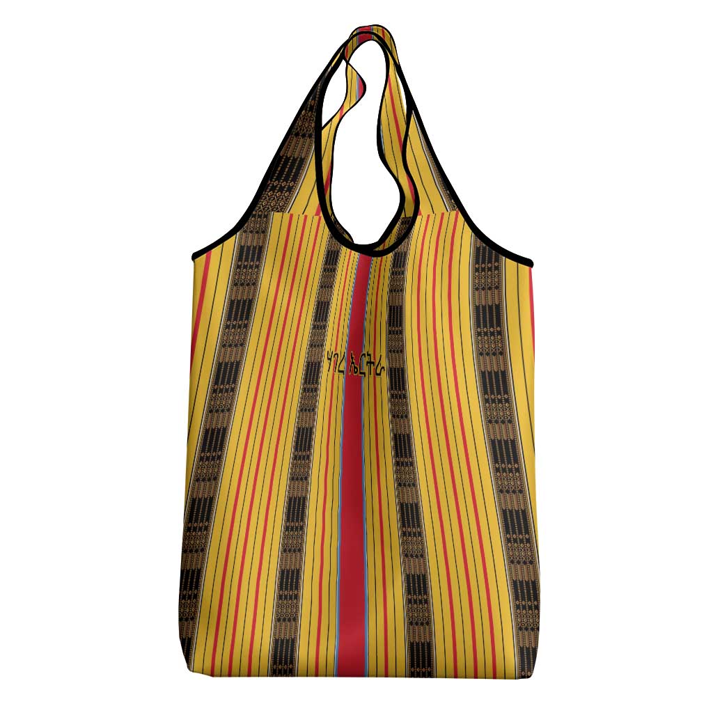 Eritrea Traditional Saho Grocery Bag Mix Tilet Pattern