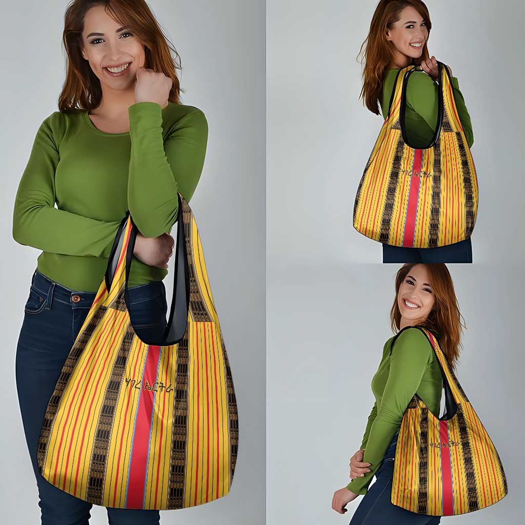 Eritrea Traditional Saho Grocery Bag Mix Tilet Pattern