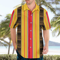 Eritrea Traditional Saho Hawaiian Shirt Mix Tilet Pattern