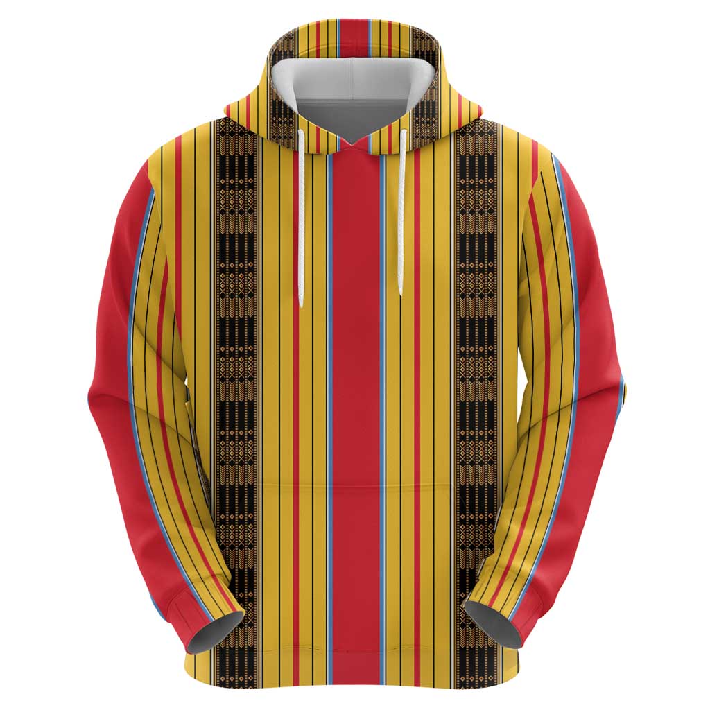Eritrea Traditional Saho Hoodie Mix Tilet Pattern