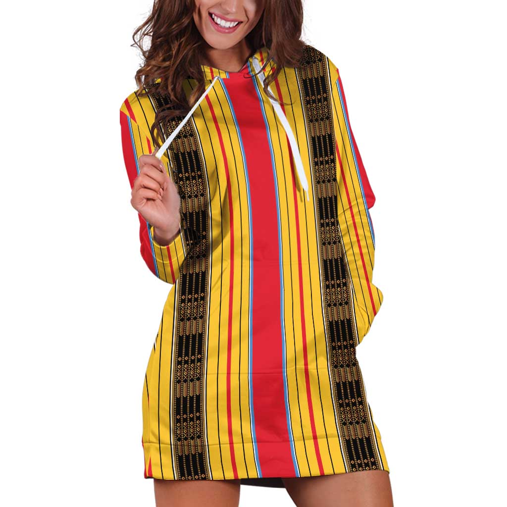 Eritrea Traditional Saho Hoodie Dress Mix Tilet Pattern