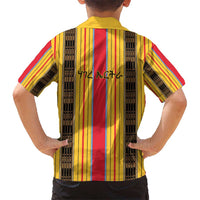 Eritrea Traditional Saho Kid Hawaiian Shirt Mix Tilet Pattern