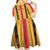 Eritrea Traditional Saho Kid Short Sleeve Dress Mix Tilet Pattern