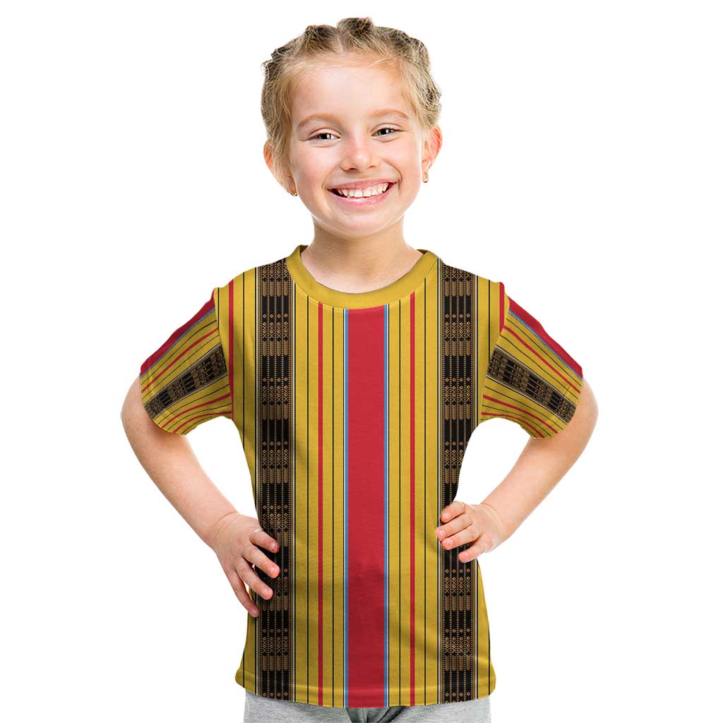 Eritrea Traditional Saho Kid T Shirt Mix Tilet Pattern