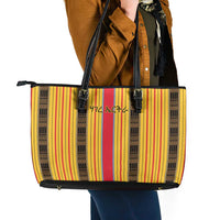 Eritrea Traditional Saho Leather Tote Bag Mix Tilet Pattern