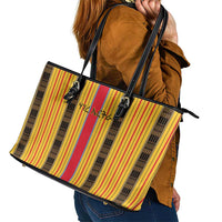 Eritrea Traditional Saho Leather Tote Bag Mix Tilet Pattern
