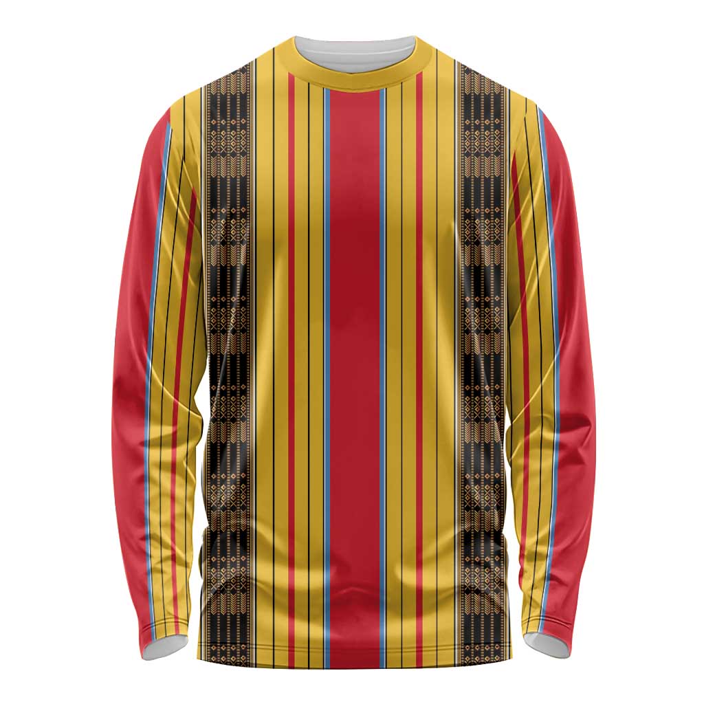 Eritrea Traditional Saho Long Sleeve Shirt Mix Tilet Pattern