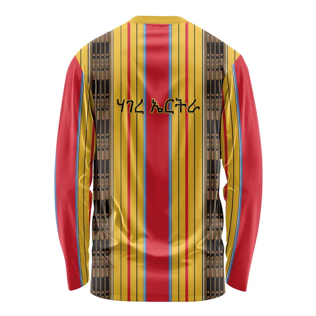 Eritrea Traditional Saho Long Sleeve Shirt Mix Tilet Pattern