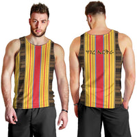 Eritrea Traditional Saho Men Tank Top Mix Tilet Pattern