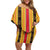Eritrea Traditional Saho Off Shoulder Short Dress Mix Tilet Pattern