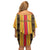 Eritrea Traditional Saho Off Shoulder Short Dress Mix Tilet Pattern