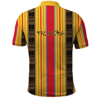 Eritrea Traditional Saho Polo Shirt Mix Tilet Pattern