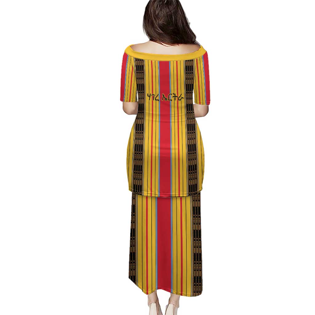 Eritrea Traditional Saho Puletasi Mix Tilet Pattern