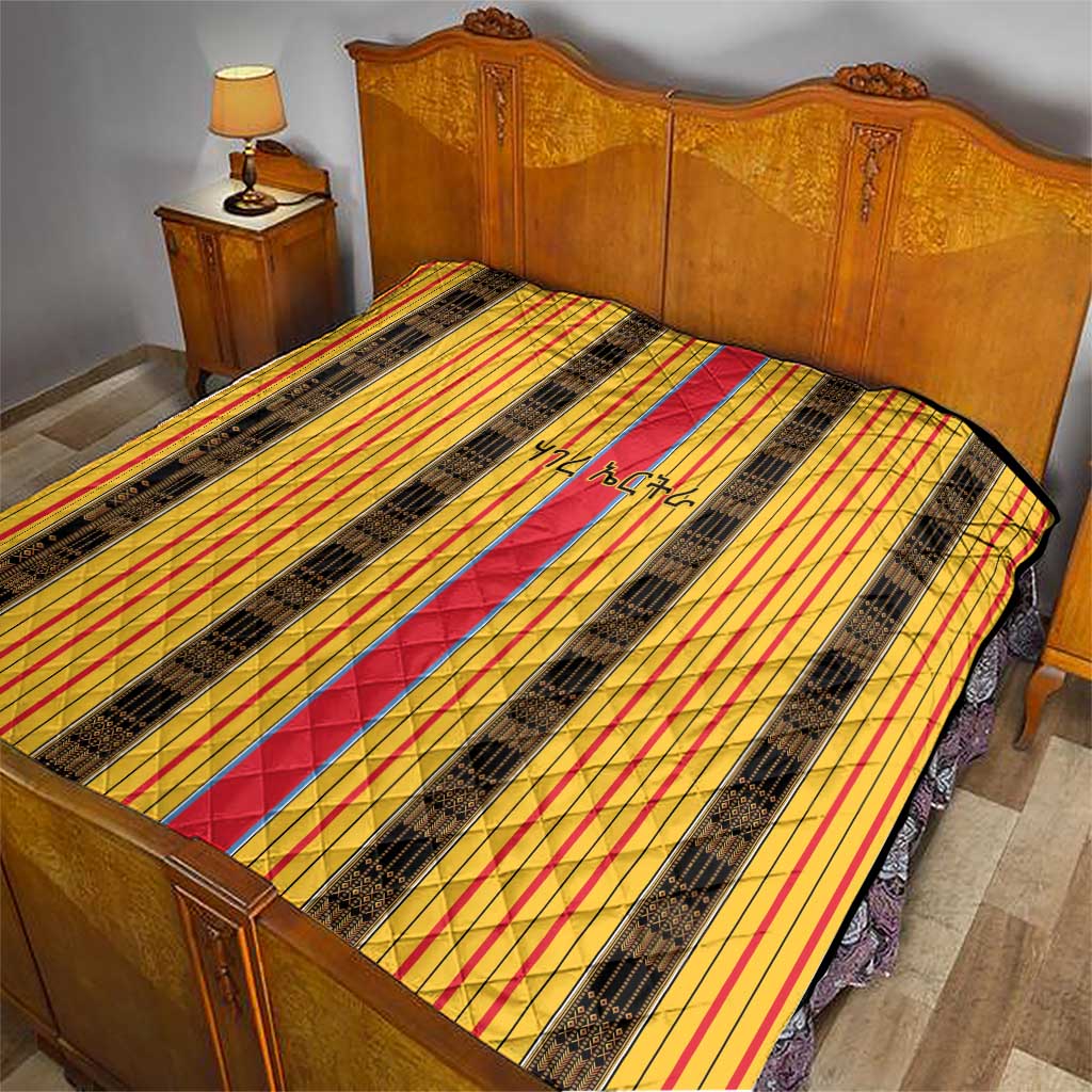 Eritrea Traditional Saho Quilt Mix Tilet Pattern