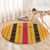 Eritrea Traditional Saho Round Carpet Mix Tilet Pattern