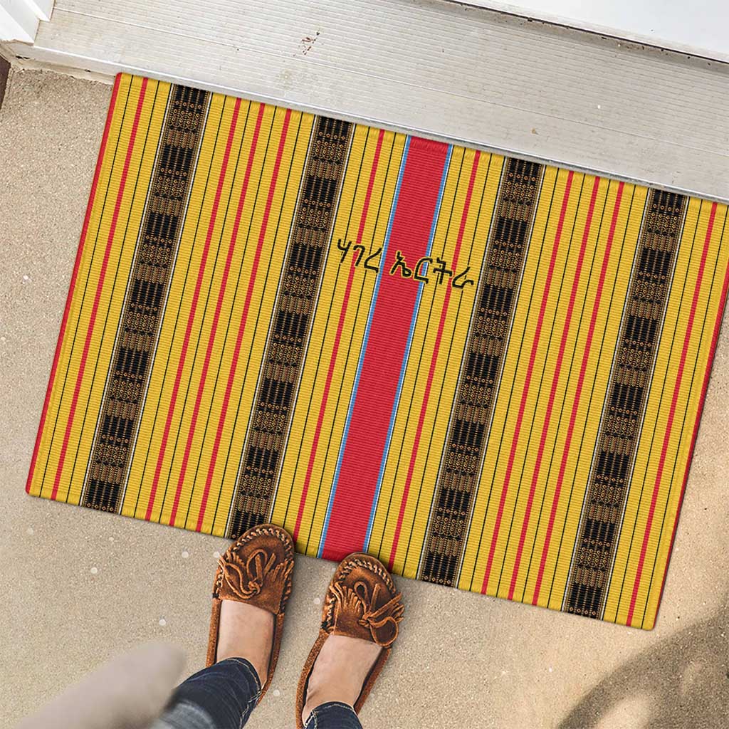 Eritrea Traditional Saho Rubber Doormat Mix Tilet Pattern