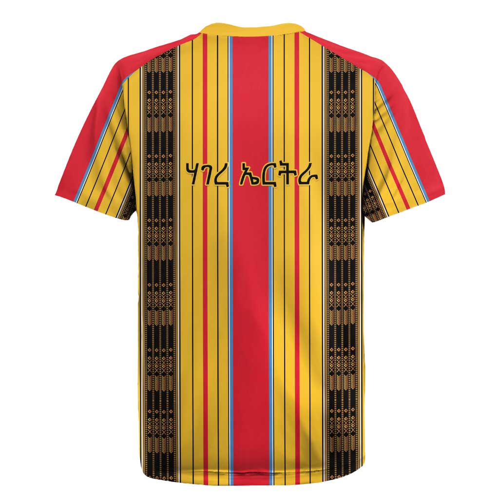 Eritrea Traditional Saho Rugby Jersey Mix Tilet Pattern