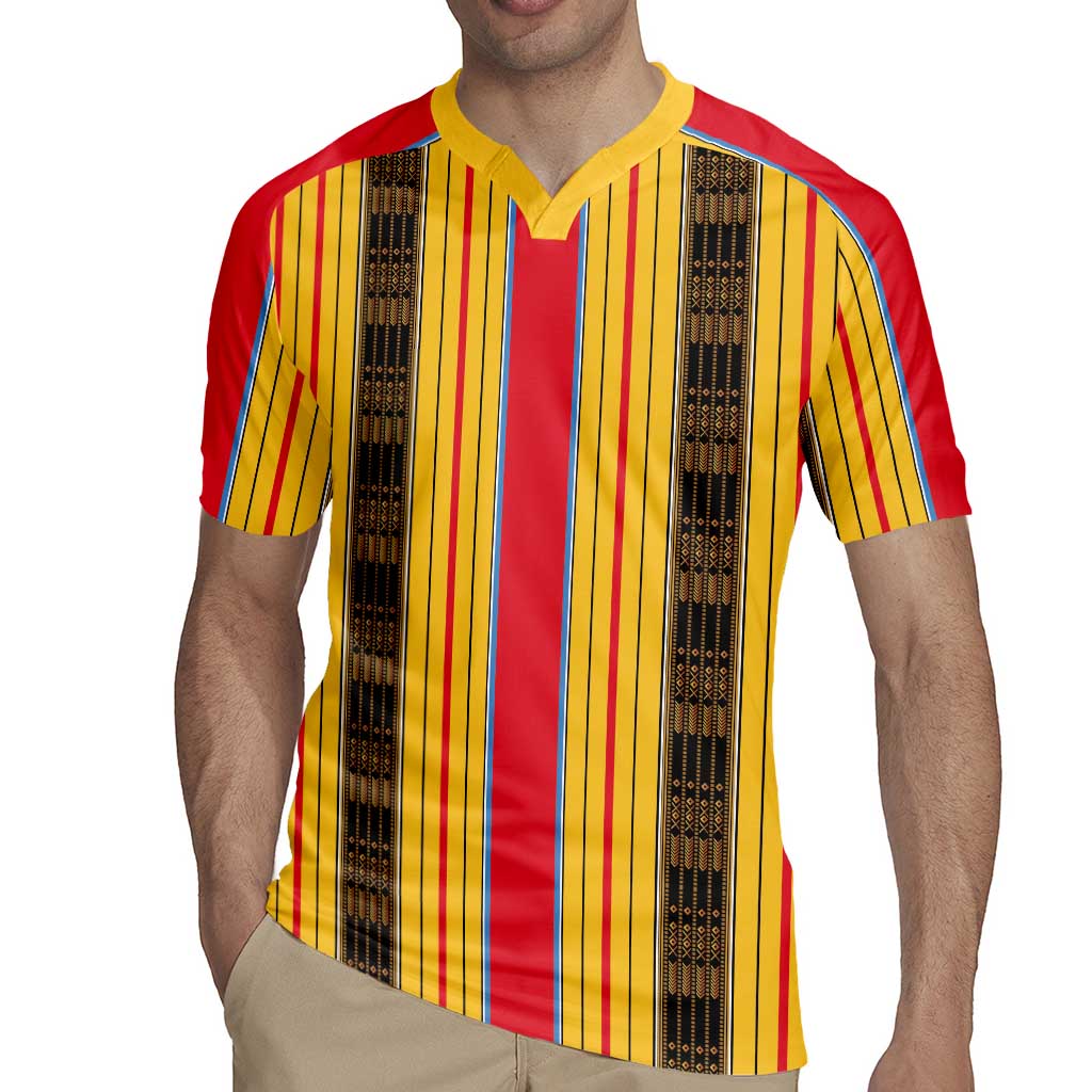 Eritrea Traditional Saho Rugby Jersey Mix Tilet Pattern