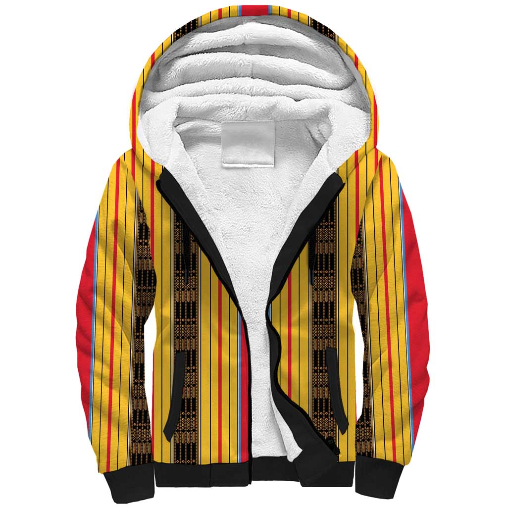 Eritrea Traditional Saho Sherpa Hoodie Mix Tilet Pattern