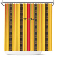 Eritrea Traditional Saho Shower Curtain Mix Tilet Pattern