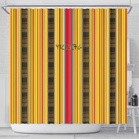 Eritrea Traditional Saho Shower Curtain Mix Tilet Pattern