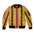 Eritrea Traditional Saho Sleeve Zip Bomber Jacket Mix Tilet Pattern