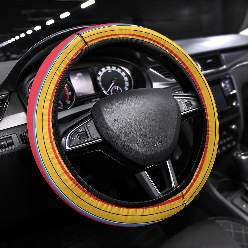 Eritrea Traditional Saho Steering Wheel Cover Mix Tilet Pattern