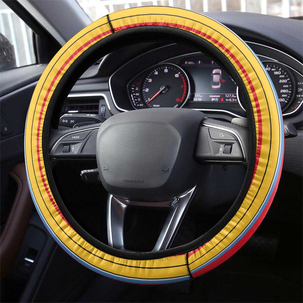 Eritrea Traditional Saho Steering Wheel Cover Mix Tilet Pattern