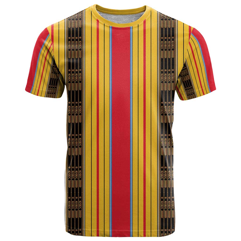 Eritrea Traditional Saho T Shirt Mix Tilet Pattern