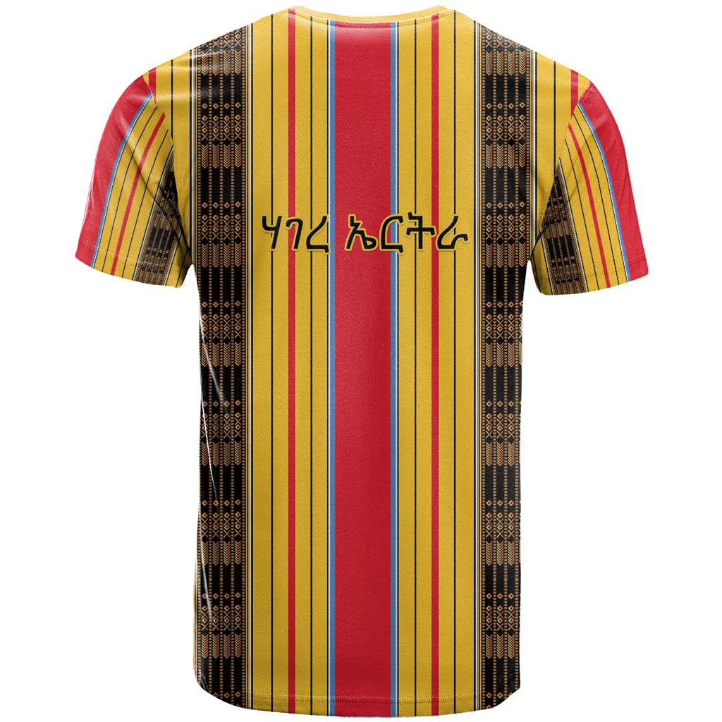 Eritrea Traditional Saho T Shirt Mix Tilet Pattern