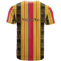 Eritrea Traditional Saho T Shirt Mix Tilet Pattern