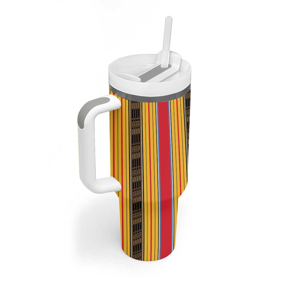 Eritrea Traditional Saho Tumbler With Handle Mix Tilet Pattern