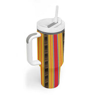 Eritrea Traditional Saho Tumbler With Handle Mix Tilet Pattern