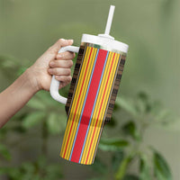 Eritrea Traditional Saho Tumbler With Handle Mix Tilet Pattern