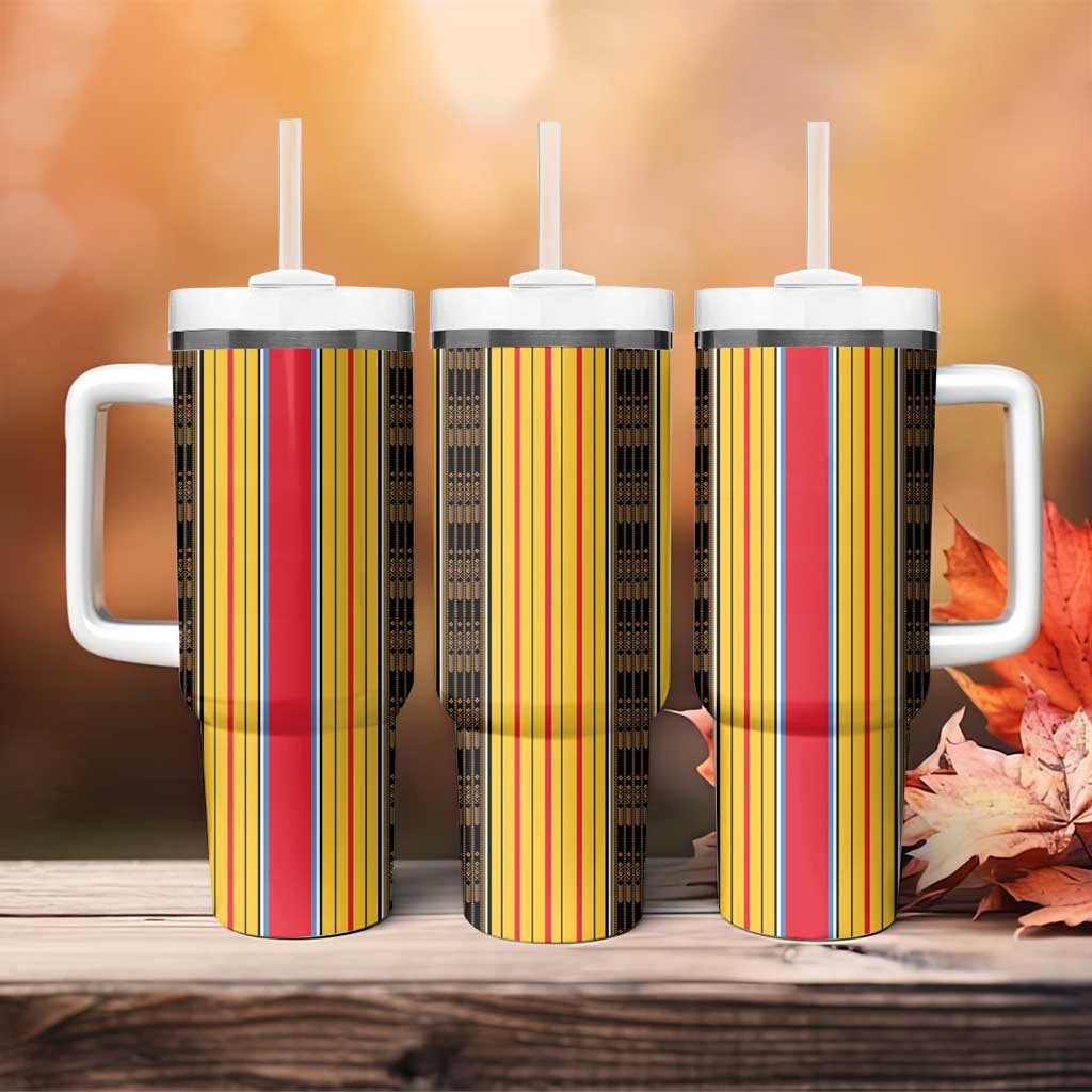 Eritrea Traditional Saho Tumbler With Handle Mix Tilet Pattern