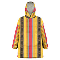 Eritrea Traditional Saho Wearable Blanket Hoodie Mix Tilet Pattern