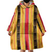 Eritrea Traditional Saho Wearable Blanket Hoodie Mix Tilet Pattern