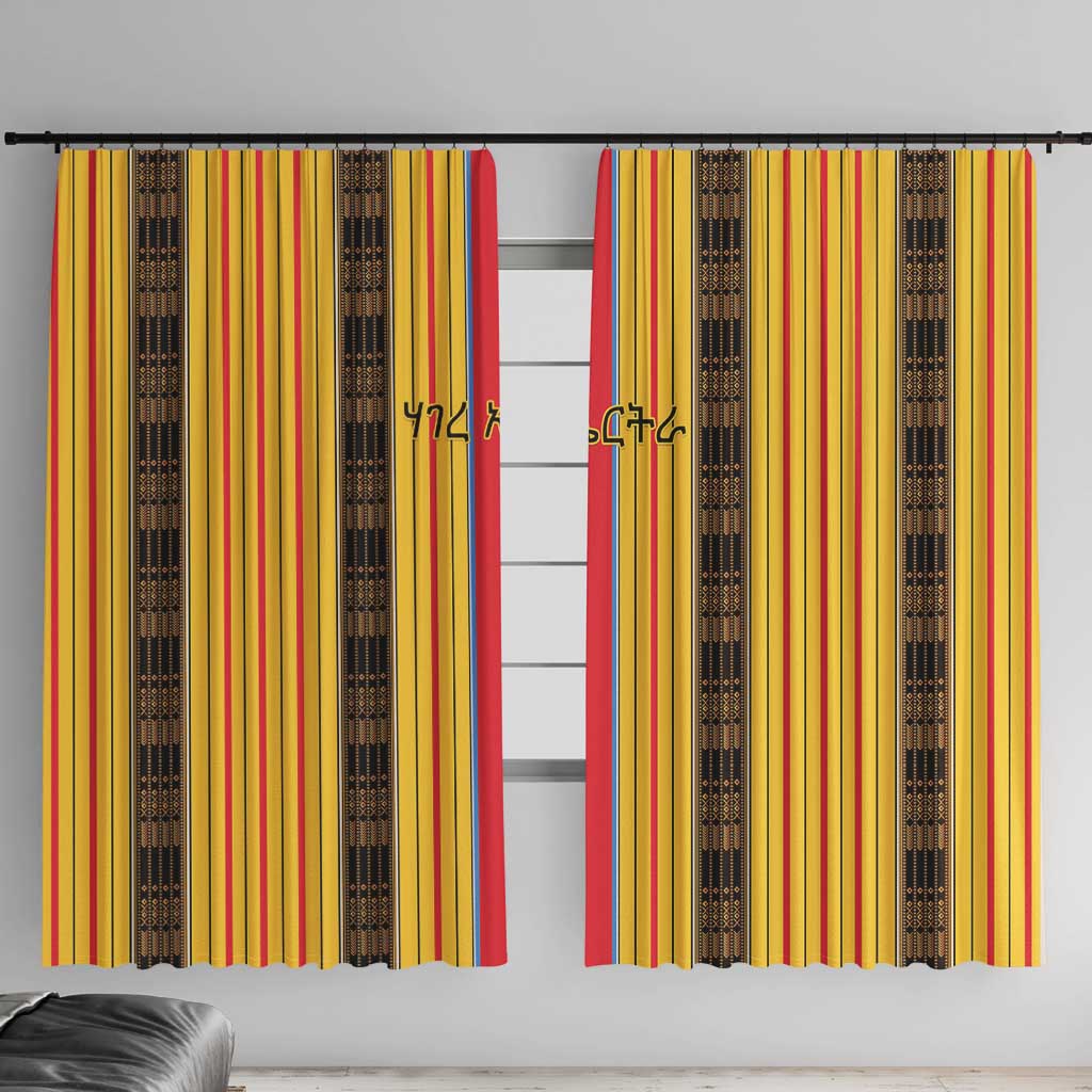 Eritrea Traditional Saho Window Curtain Mix Tilet Pattern