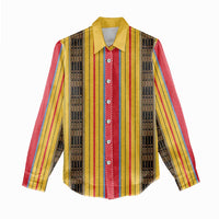 Eritrea Traditional Saho Women Casual Shirt Mix Tilet Pattern