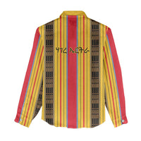 Eritrea Traditional Saho Women Casual Shirt Mix Tilet Pattern