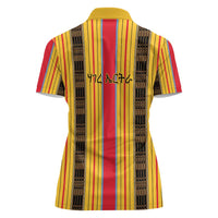 Eritrea Traditional Saho Women Polo Shirt Mix Tilet Pattern