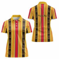 Eritrea Traditional Saho Women Polo Shirt Mix Tilet Pattern