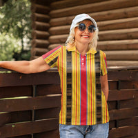 Eritrea Traditional Saho Women Polo Shirt Mix Tilet Pattern