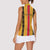 Eritrea Traditional Saho Women Sleeveless Polo Shirt Mix Tilet Pattern